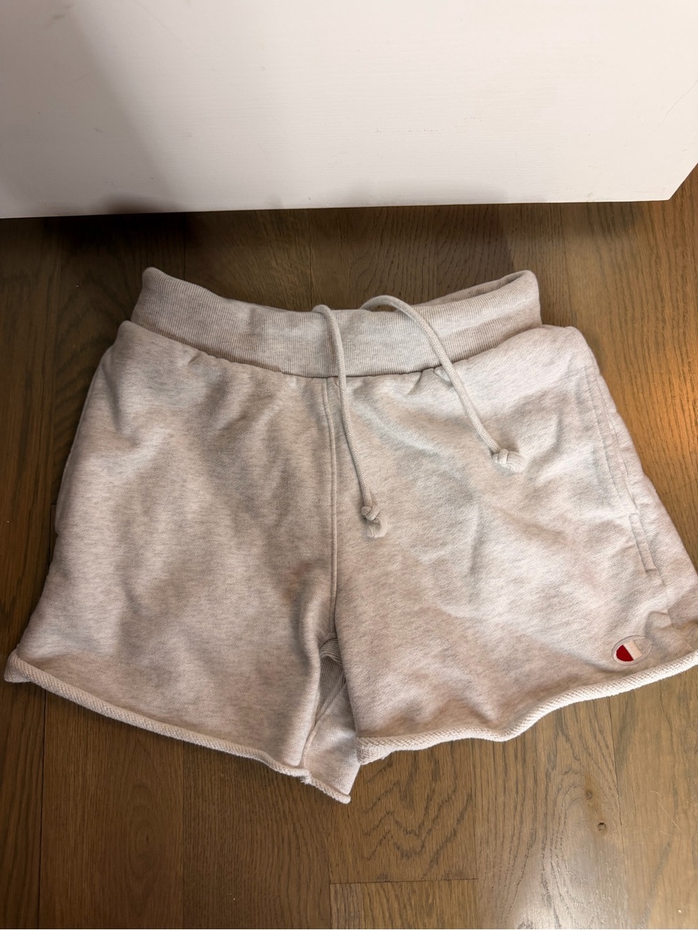 Champion Women's Heather Gray Fleece Athletic Shorts
